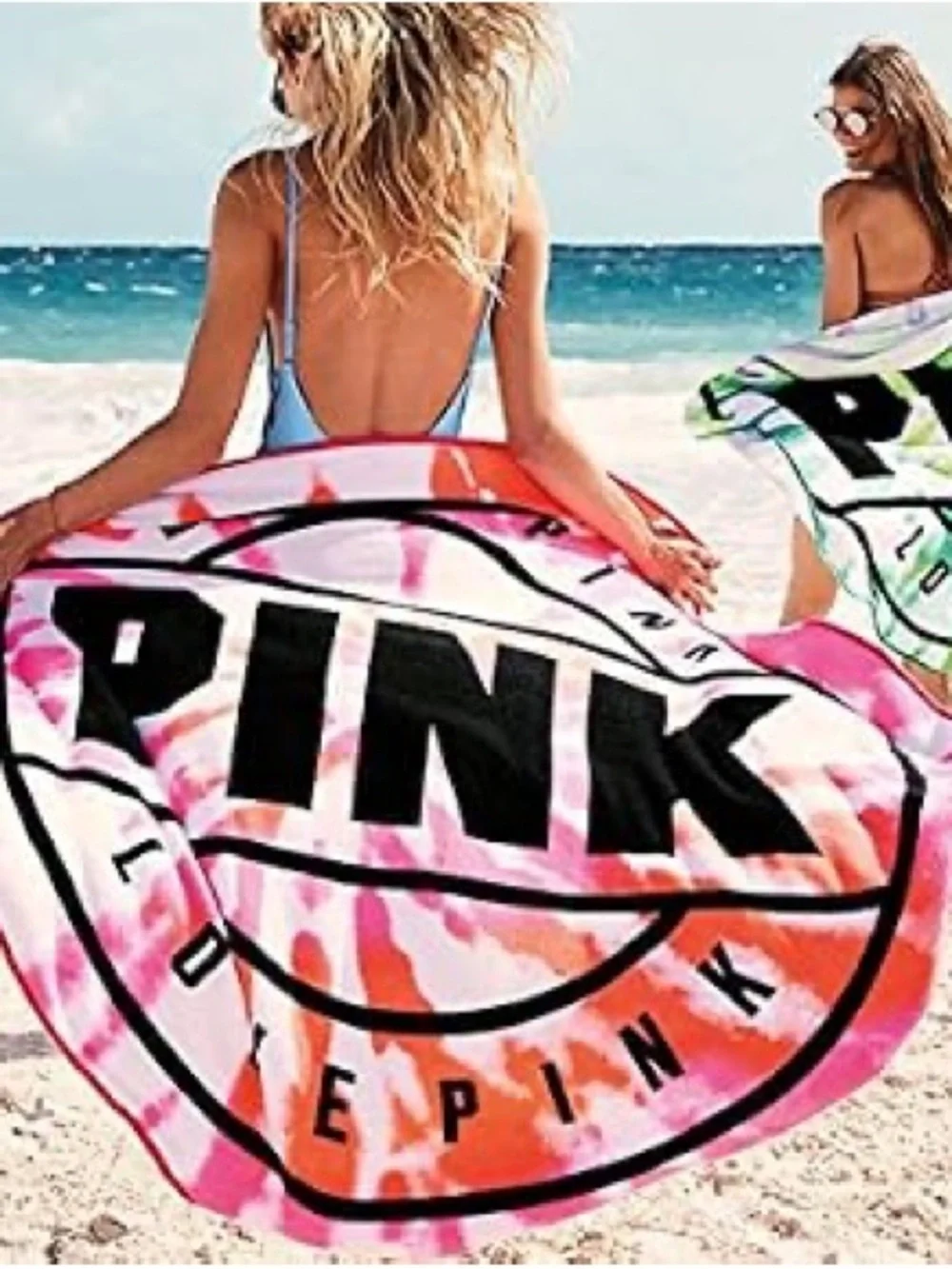 Victoria's Secret PINK Limited Edition item featuring a pink tie-dye pattern